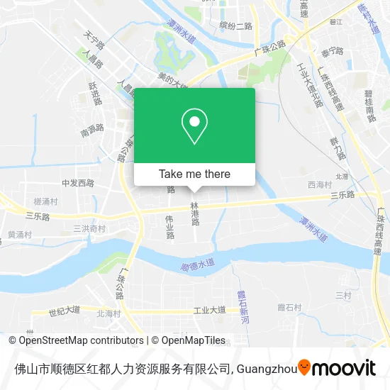 佛山市顺德区红都人力资源服务有限公司 map