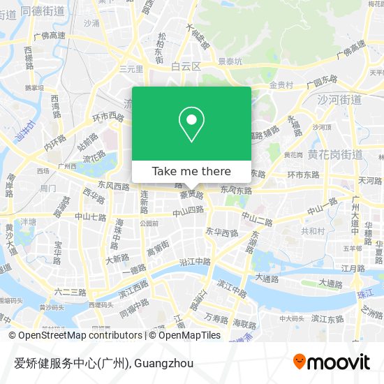 爱矫健服务中心(广州) map