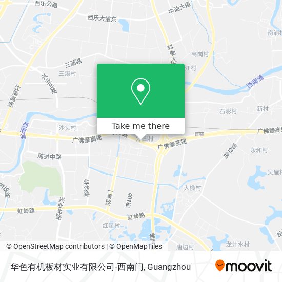 华色有机板材实业有限公司-西南门 map