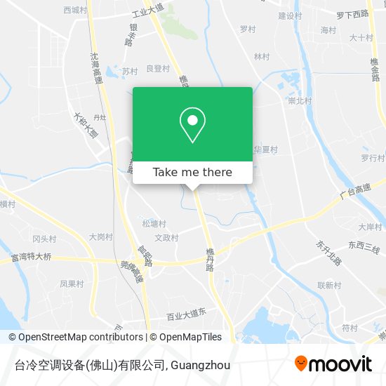台冷空调设备(佛山)有限公司 map