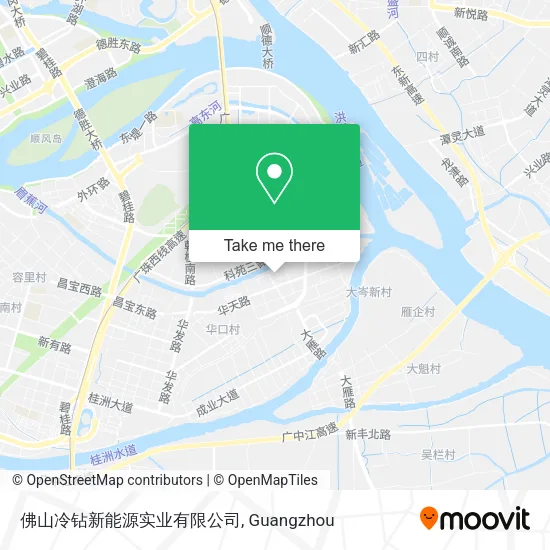 佛山冷钻新能源实业有限公司 map