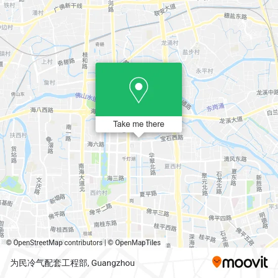 为民冷气配套工程部 map
