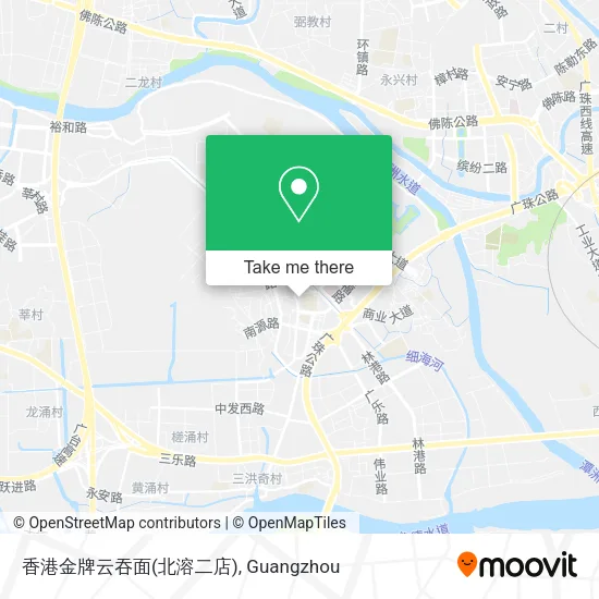 香港金牌云吞面(北溶二店) map