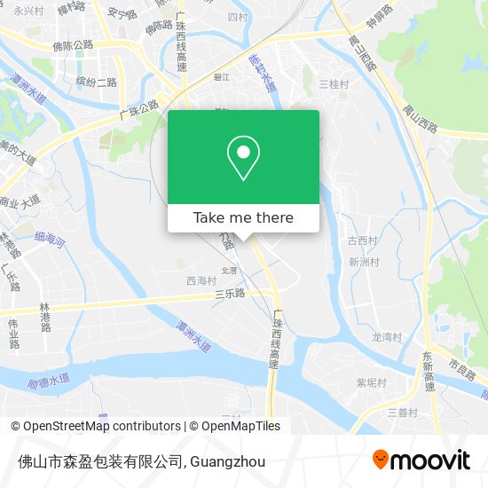 佛山市森盈包装有限公司 map