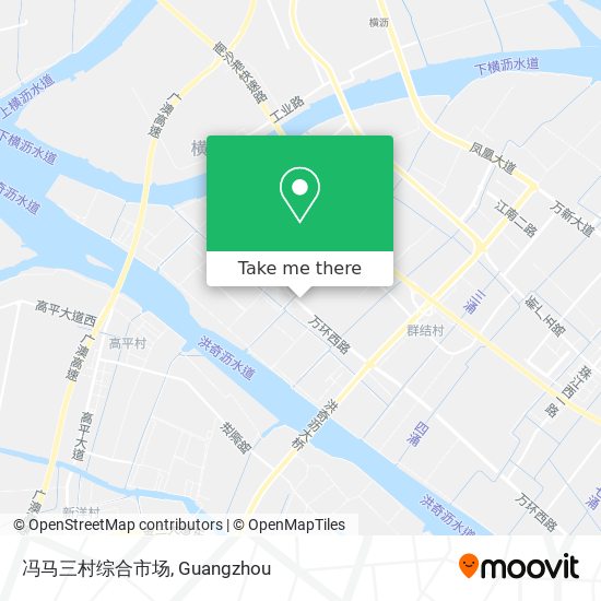 冯马三村综合市场 map