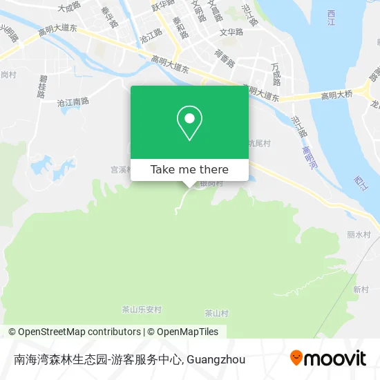 南海湾森林生态园-游客服务中心 map