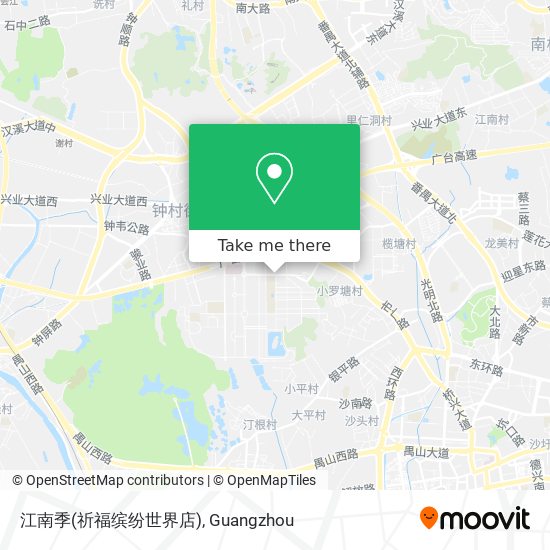 江南季(祈福缤纷世界店) map