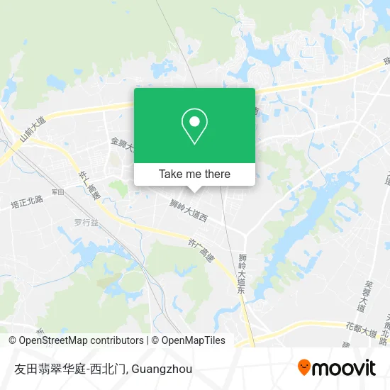 友田翡翠华庭-西北门 map