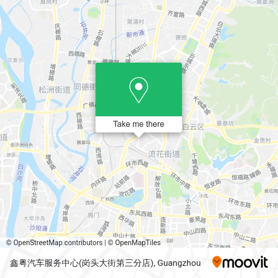 鑫粤汽车服务中心(岗头大街第三分店) map