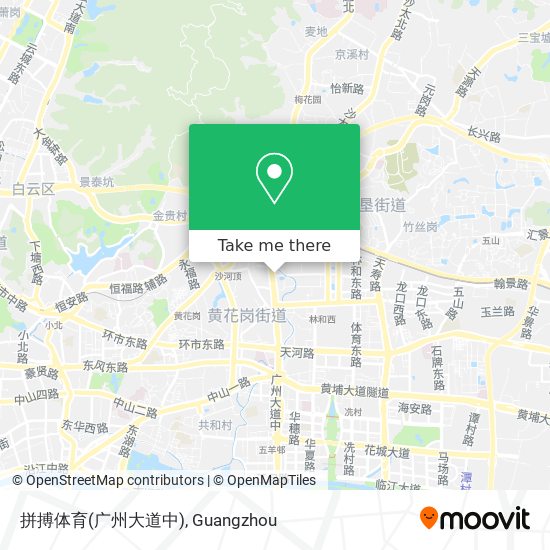 拼搏体育(广州大道中) map