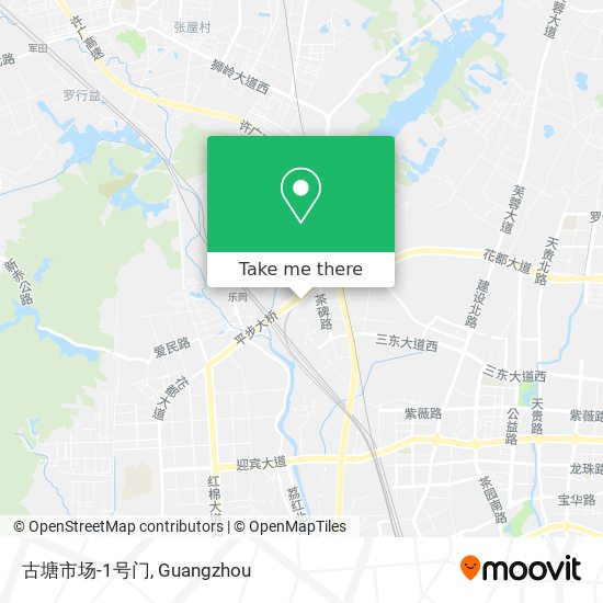 古塘市场-1号门 map