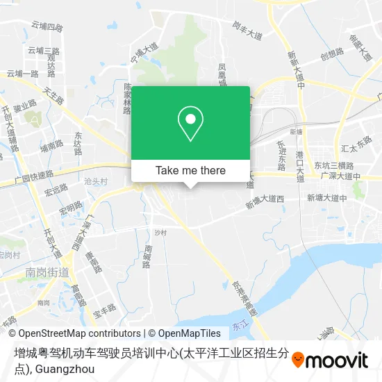 增城粤驾机动车驾驶员培训中心(太平洋工业区招生分点) map