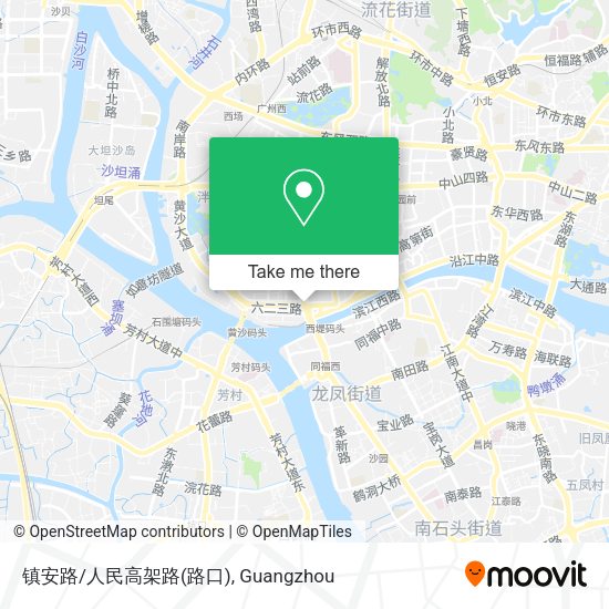镇安路/人民高架路(路口) map