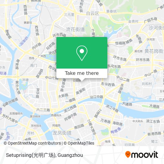 Setuprising(光明广场) map