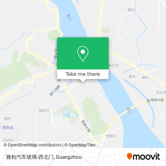 雅柏汽车玻璃-西北门 map