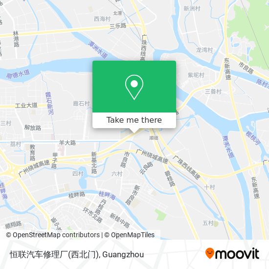 恒联汽车修理厂(西北门) map