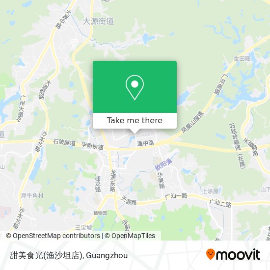 甜美食光(渔沙坦店) map