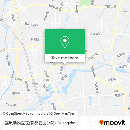 福懋动物医院(花都云山分院) map