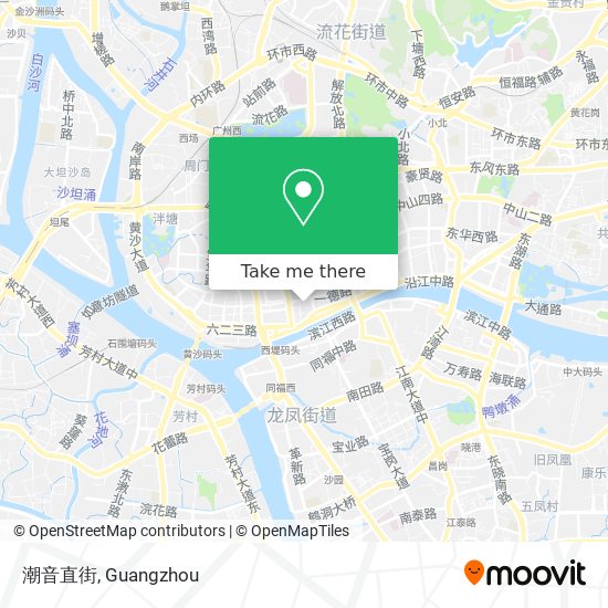 潮音直街 map