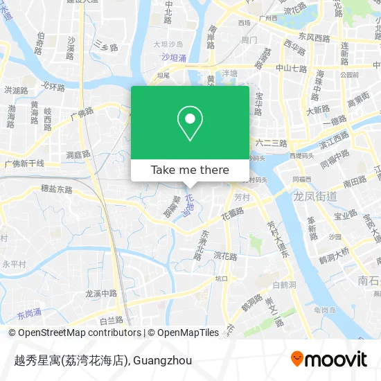越秀星寓(荔湾花海店) map