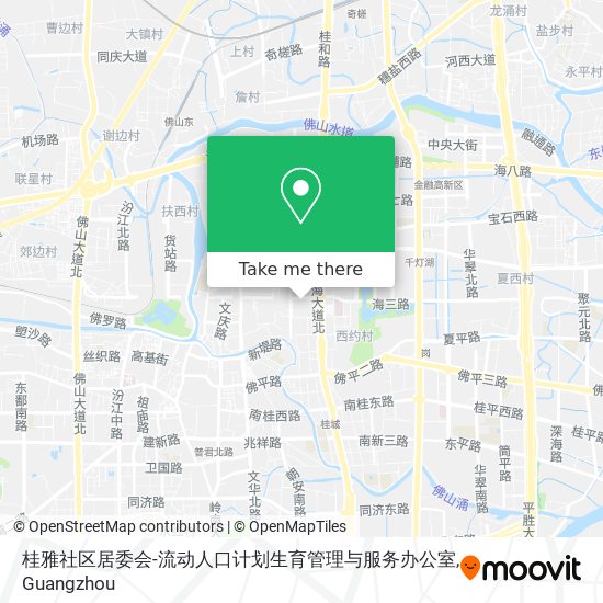 桂雅社区居委会-流动人口计划生育管理与服务办公室 map