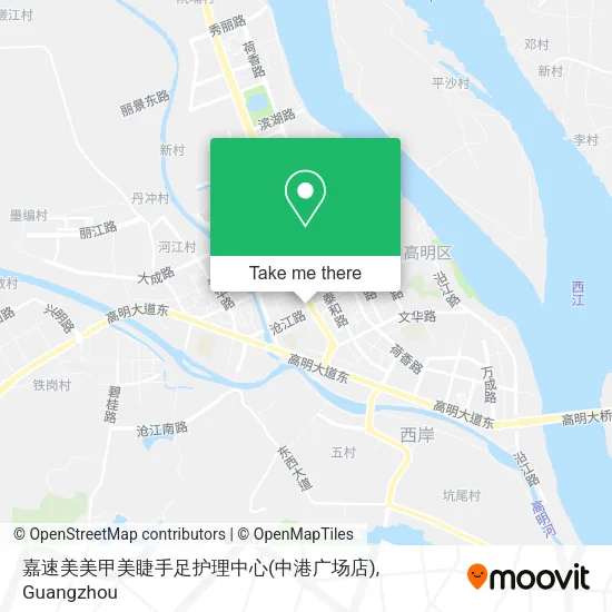嘉速美美甲美睫手足护理中心(中港广场店) map