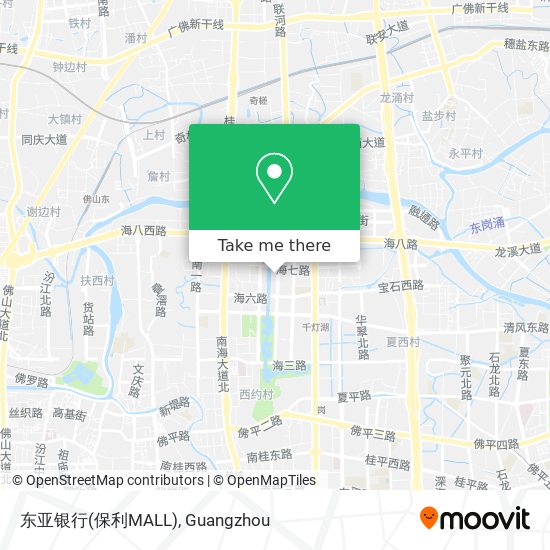 东亚银行(保利MALL) map