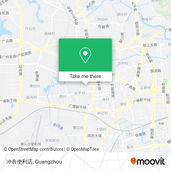 冲表便利店 map