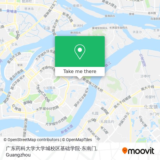 广东药科大学大学城校区基础学院-东南门 map