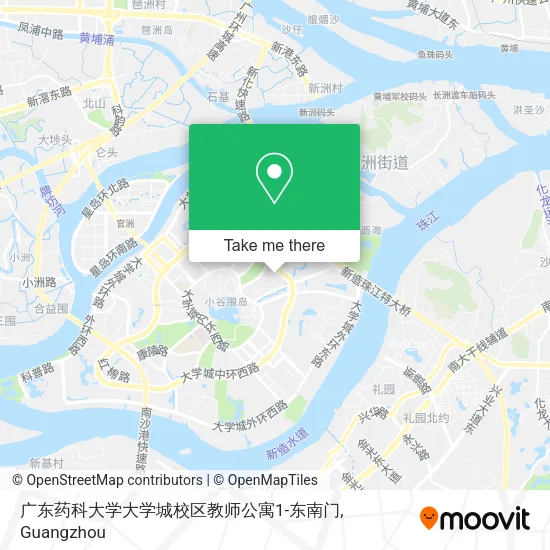 广东药科大学大学城校区教师公寓1-东南门 map