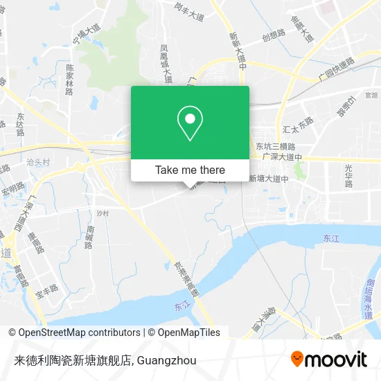 来德利陶瓷新塘旗舰店 map