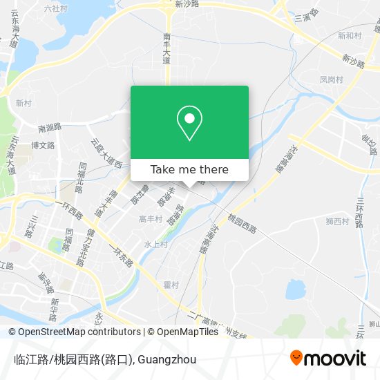 临江路/桃园西路(路口) map