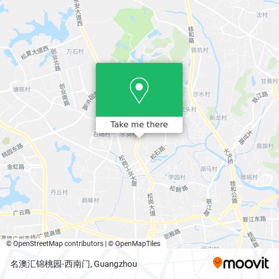 名澳汇锦桃园-西南门 map