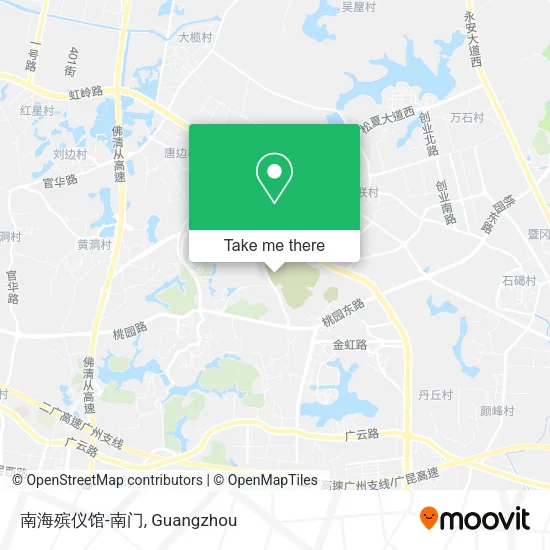 南海殡仪馆-南门 map