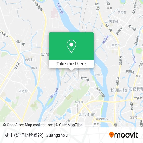街电(雄记棋牌餐饮) map