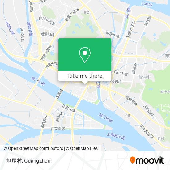 坦尾村 map