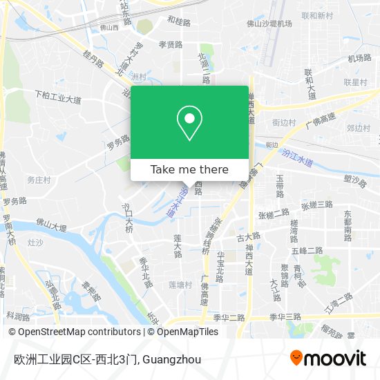 欧洲工业园C区-西北3门 map