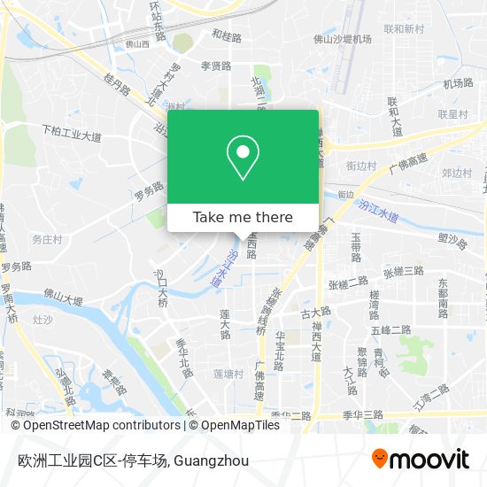 欧洲工业园C区-停车场 map