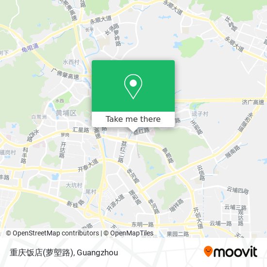 重庆饭店(萝塱路) map