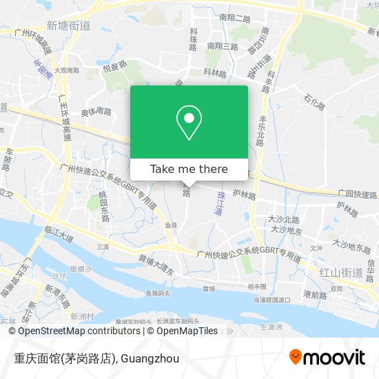 重庆面馆(茅岗路店) map