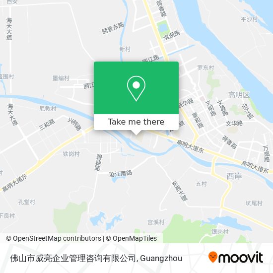 佛山市威亮企业管理咨询有限公司 map