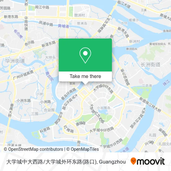 大学城中大西路/大学城外环东路(路口) map