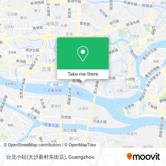 台北小站(大沙新村东街店) map
