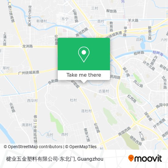 楗业五金塑料有限公司-东北门 map