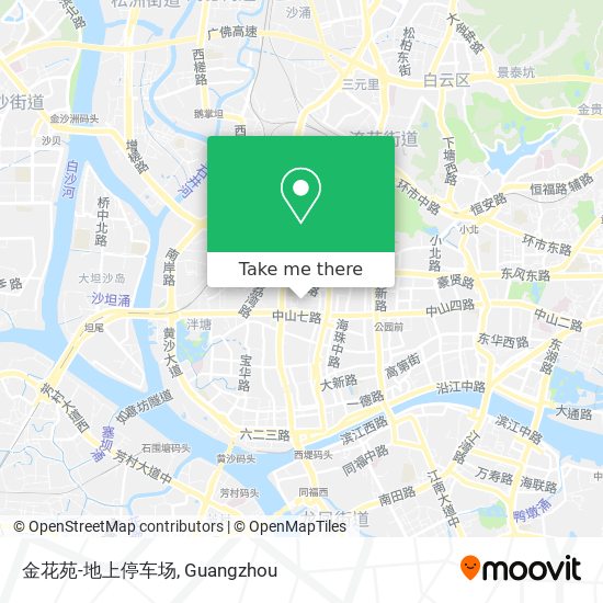 金花苑-地上停车场 map