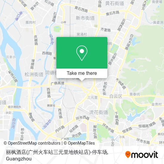 丽枫酒店(广州火车站三元里地铁站店)-停车场 map