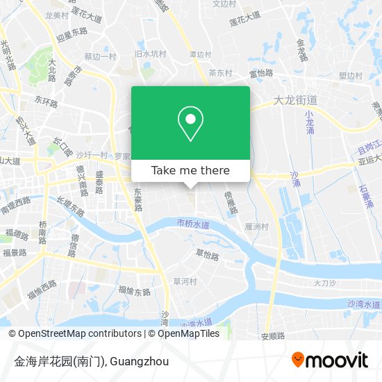金海岸花园(南门) map