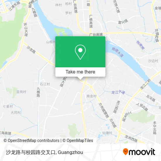 沙龙路与校园路交叉口 map