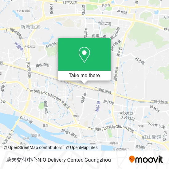 蔚来交付中心NIO Delivery Center map