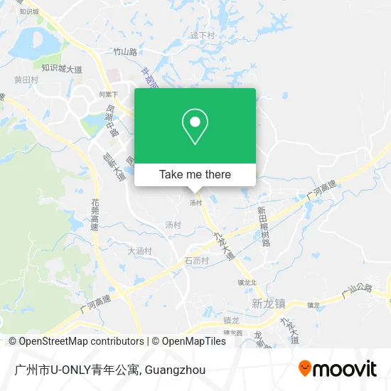 广州市U-ONLY青年公寓 map